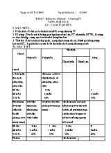 Giáo án Đại số Lớp 8 - Tiết 67 Kiểm tra 45 phút - Chương IV - Năm học 2018-2019